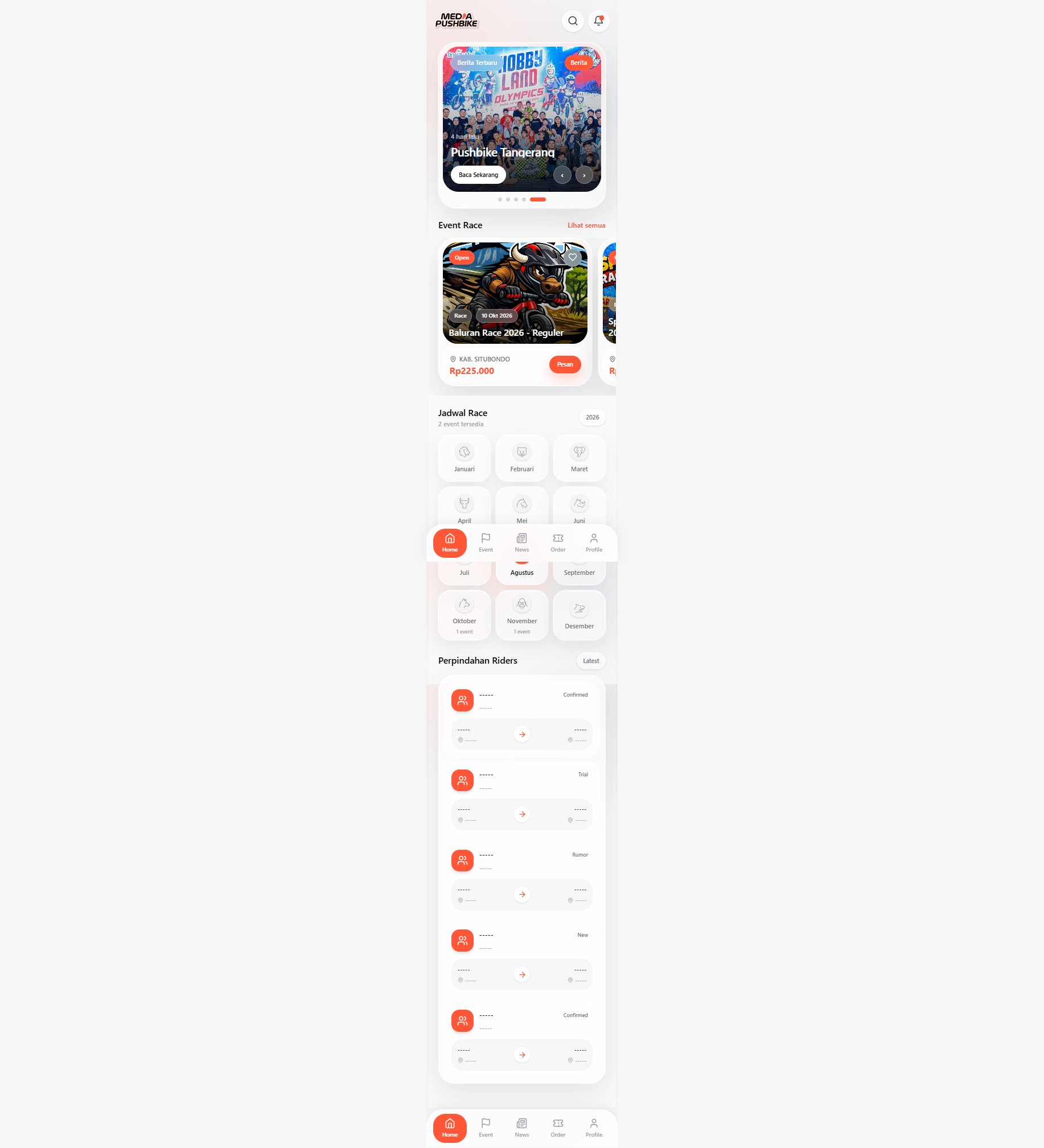 MediaPushbike screenshot